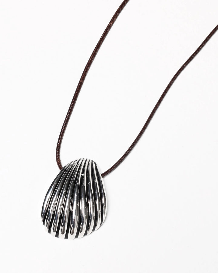 Silver 925 Plated Shellモチーフネックレス