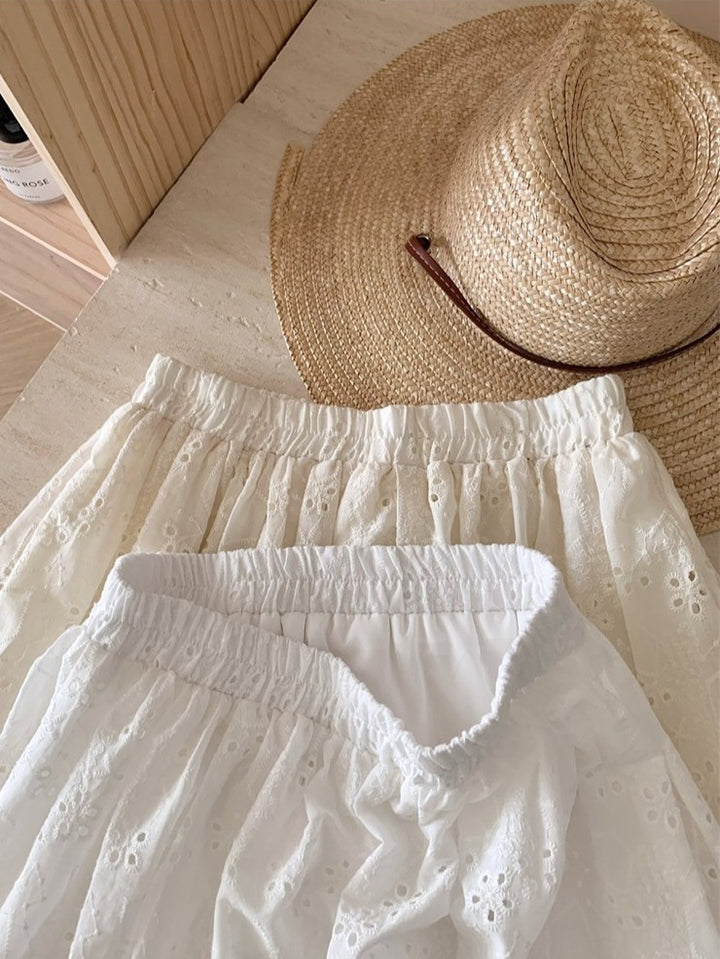 ビーズタッセルカットワークレースセットアップ