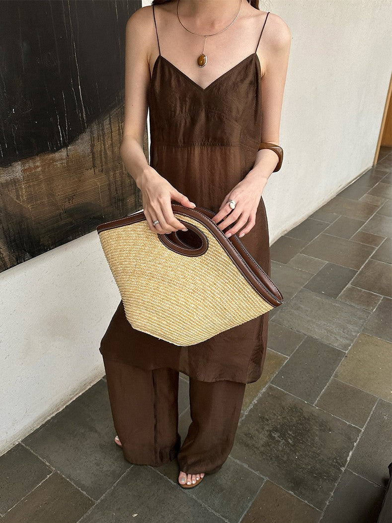 シアーリラックスパンツ