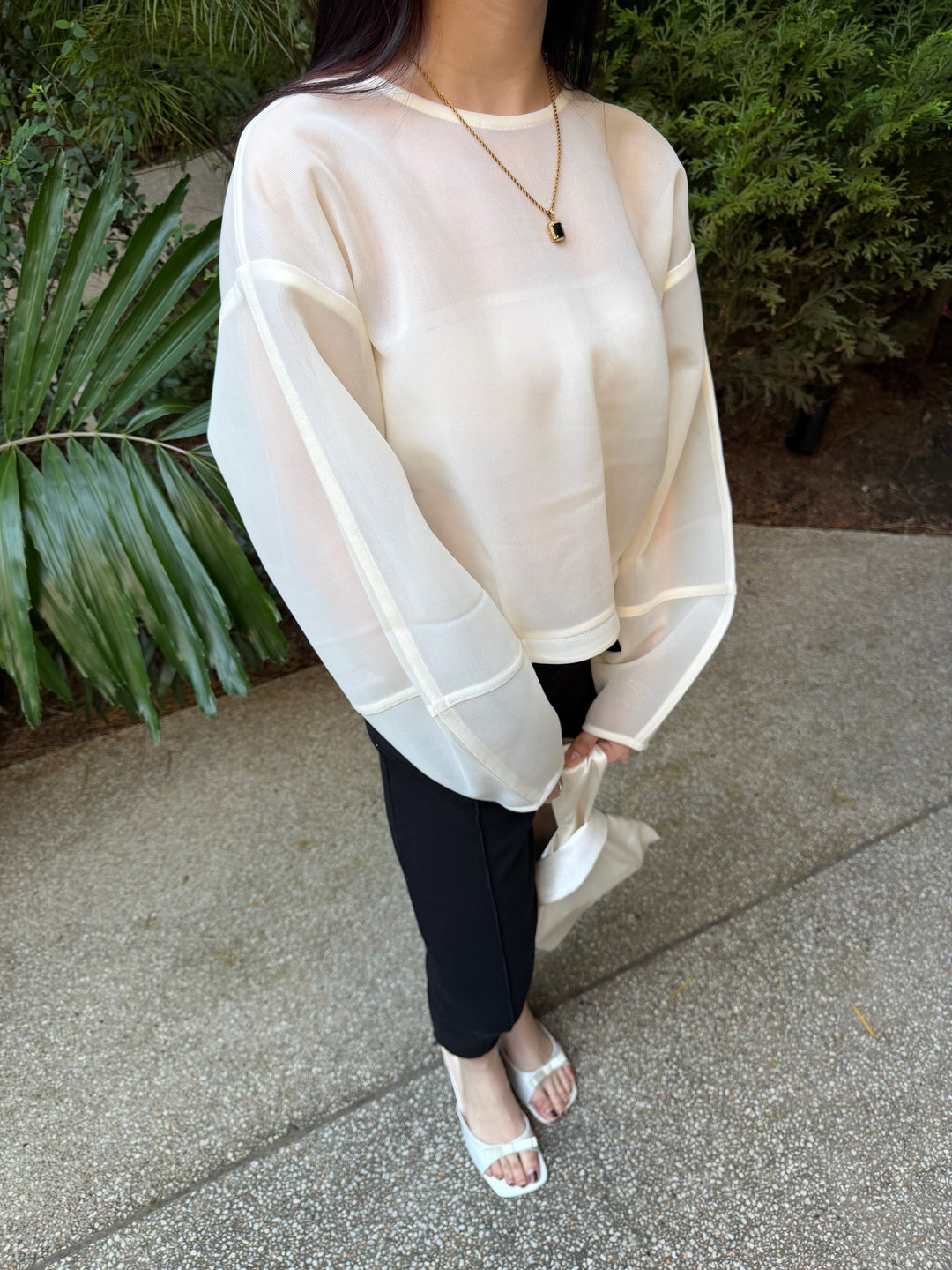 【 Select 】シアーダンボールコクーンプルオーバー