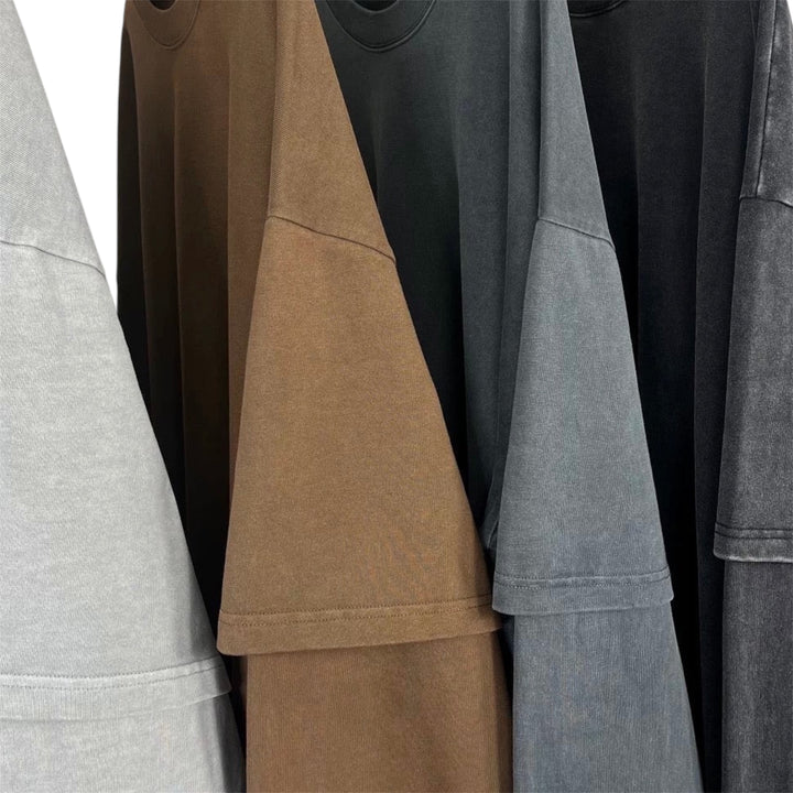 ヴィンテージライク12オンスレイヤードスリーブプルオーバー