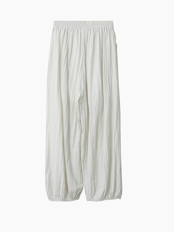 バンブーテクスチャーバルーンパンツ