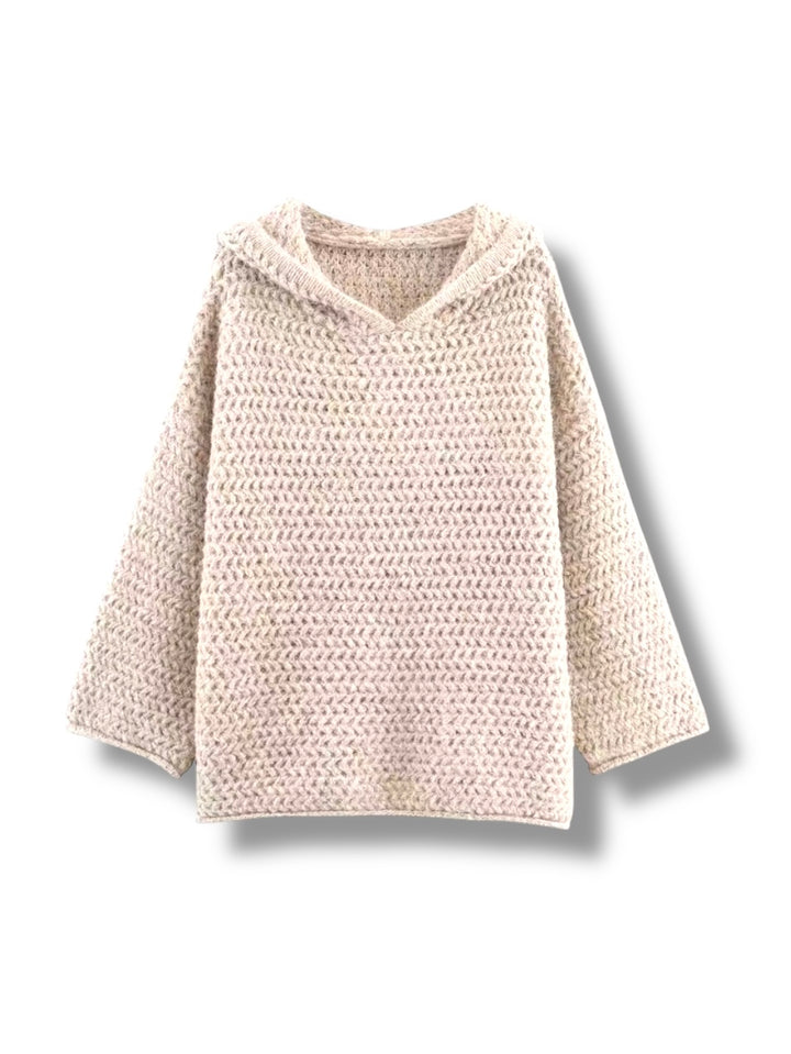 フーディーニットプルオーバー