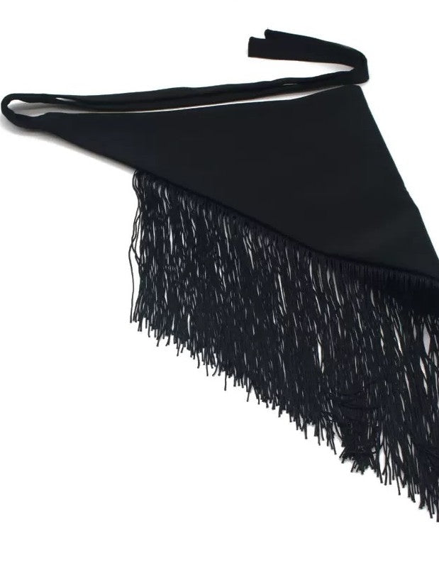 フリンジラップスカーフ