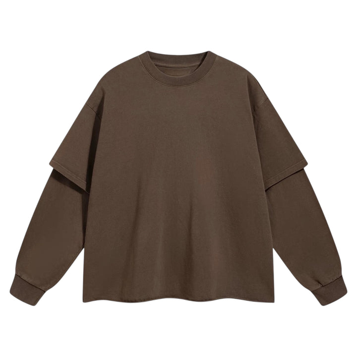 ヴィンテージライク12オンスレイヤードスリーブプルオーバー