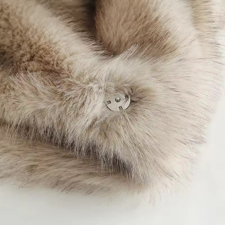 オーバーサイズフェイクファージャケット