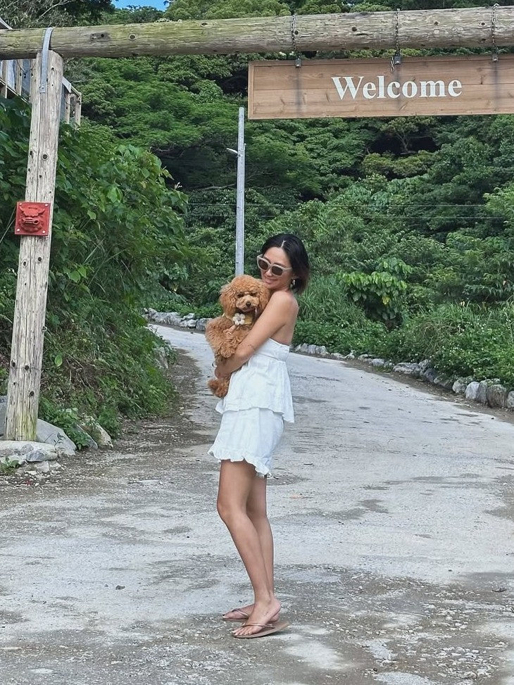 フリル付きブラウスショーツセット