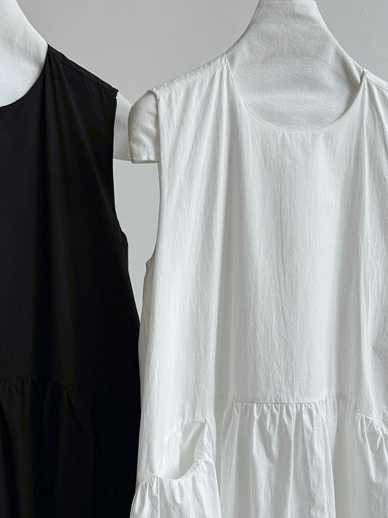 バルーンシルエットポケットワンピース