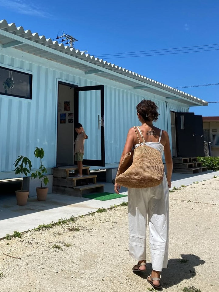 リラックスコットンフレアガウチョパンツ