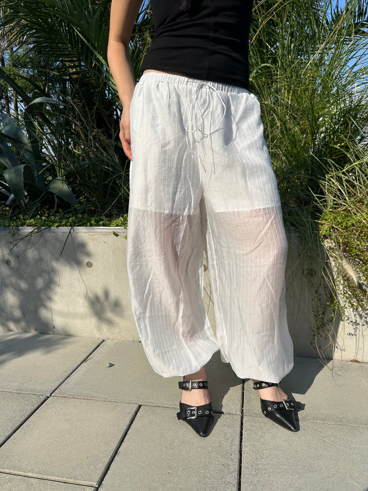 シアーエアリーバルーンパンツ