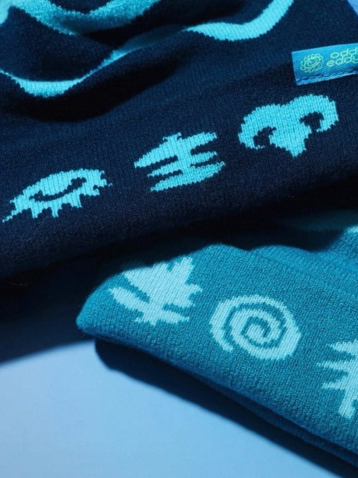 ニュアンス wavy pomponニットCap