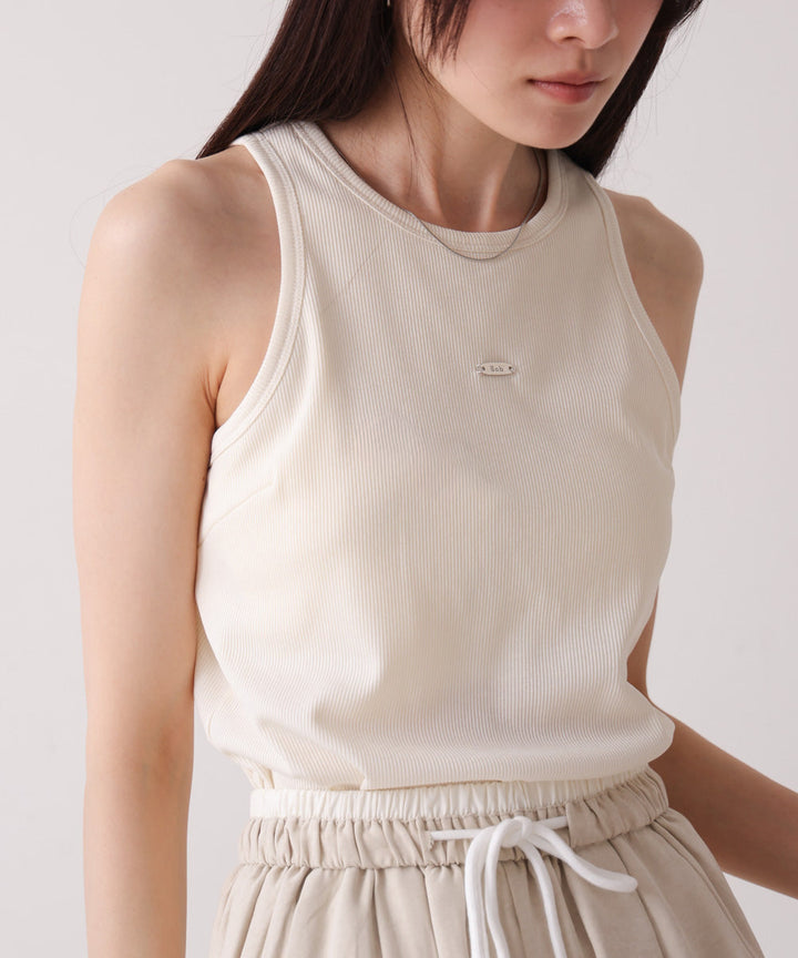 【 Select 】ロゴプレート付アメスリタンクトップ
