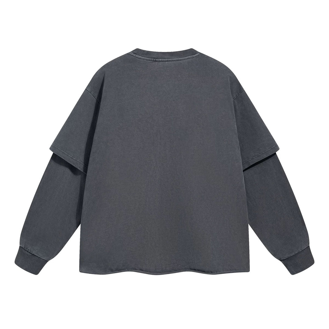 ヴィンテージライク12オンスレイヤードスリーブプルオーバー