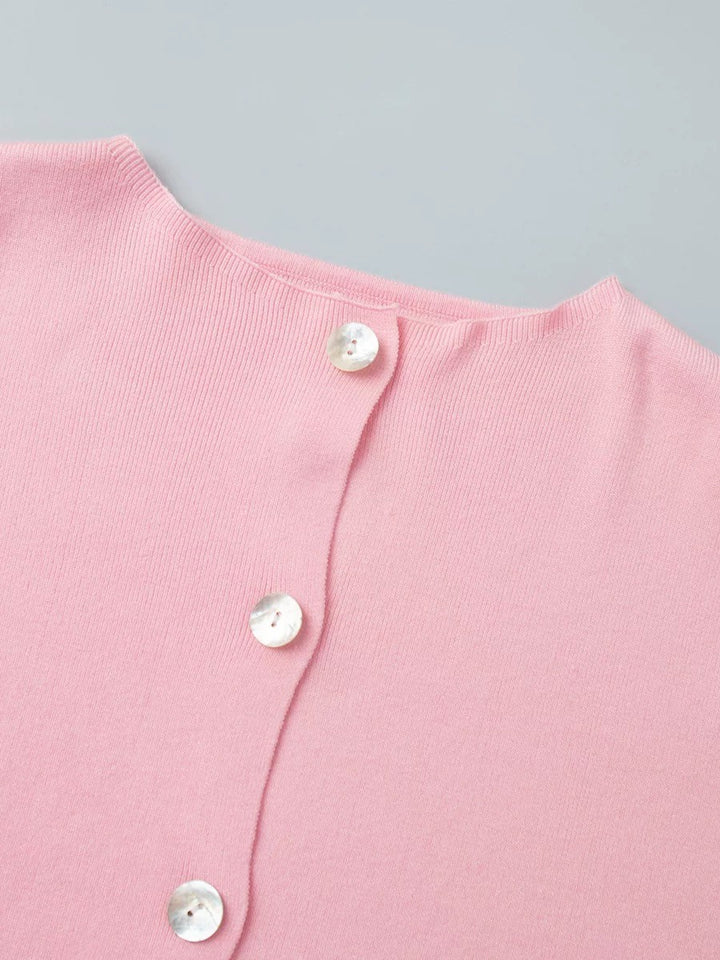 ニットカーディガン3点セットアンサンブル