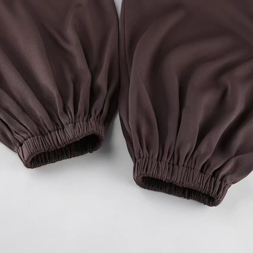 タック入りバルーンパンツジャケットセット