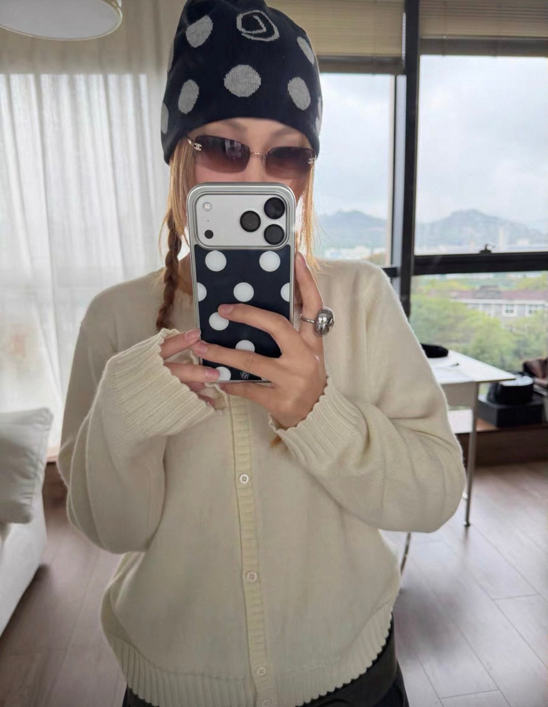 アートデザインニットビーニー