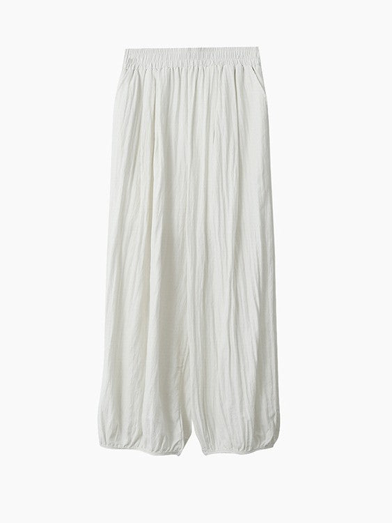 バンブーテクスチャーバルーンパンツ