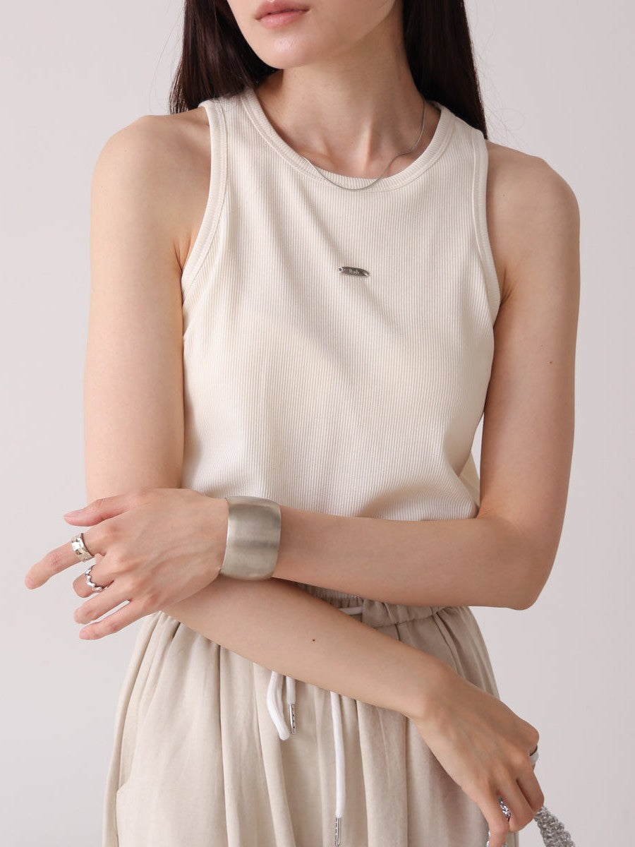 【 Select 】ロゴプレート付アメスリタンクトップ