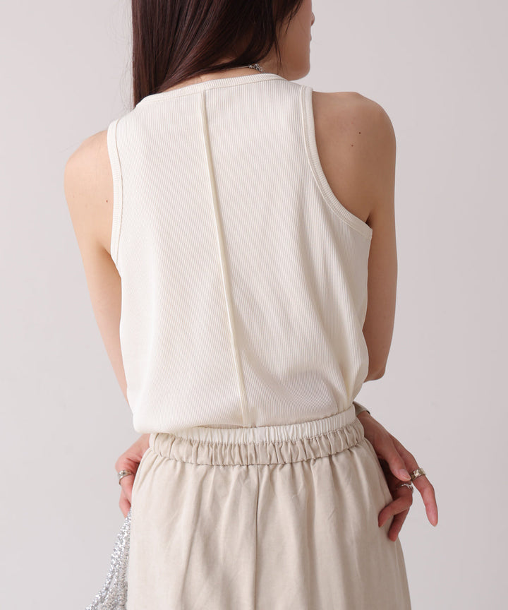 【 Select 】ロゴプレート付アメスリタンクトップ