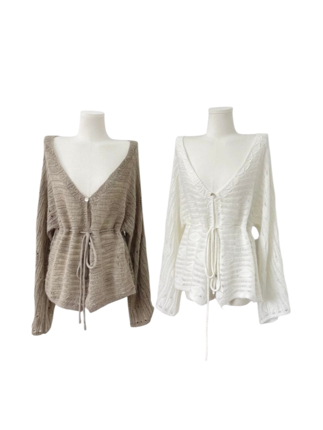 モヘアクロシェニットチュニック