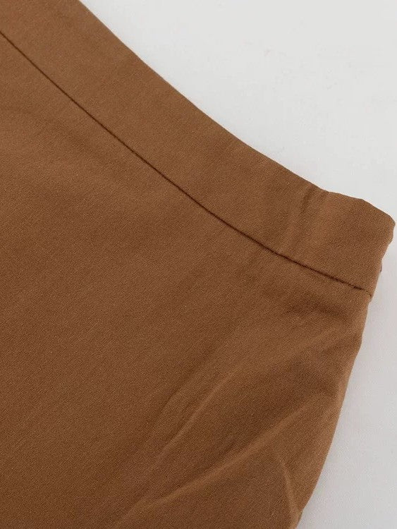 ワイドスリーブクロップドトップスカート