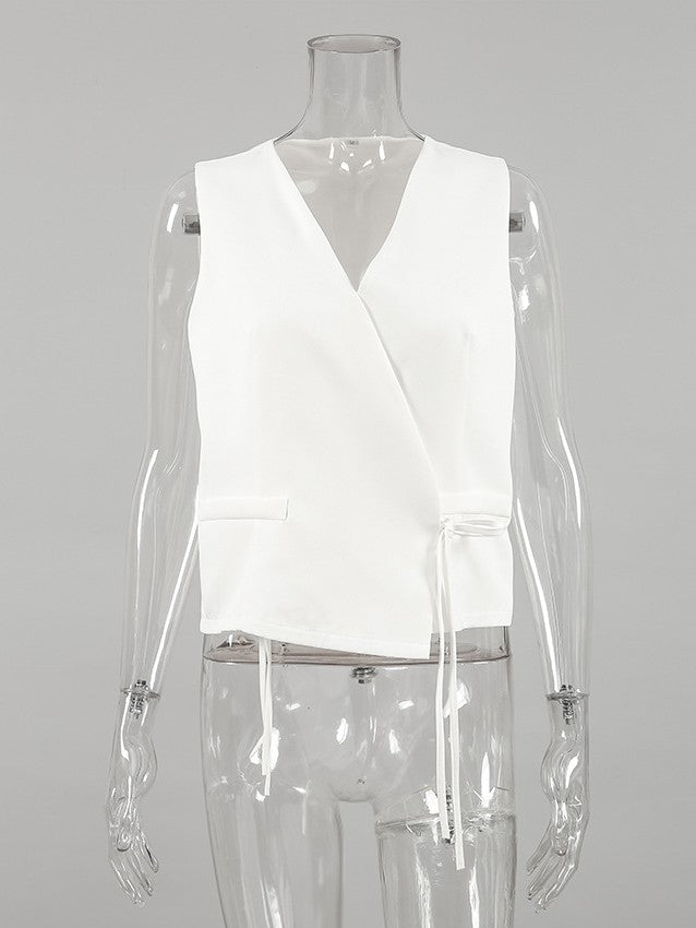 ラップリボン付きベスト