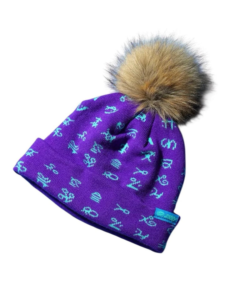 ニュアンスart pomponニットCap