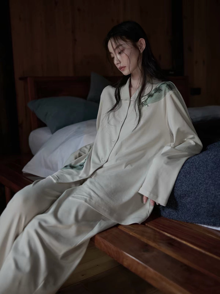 【wabi sabi】モダールコットンBONSAIフリルセットアップ