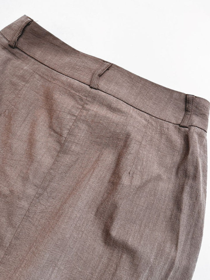 ロングシェイプベストスカートセット