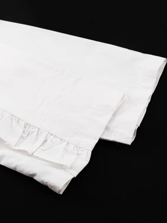 フリル付きブラウスショーツセット