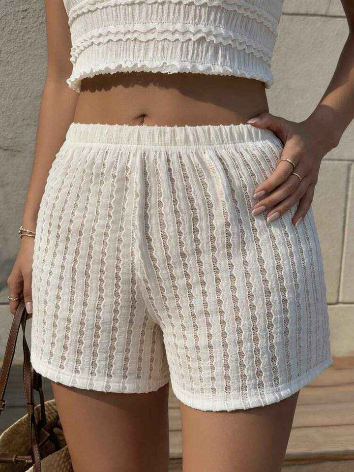 シアーテクスチャーショートパンツ