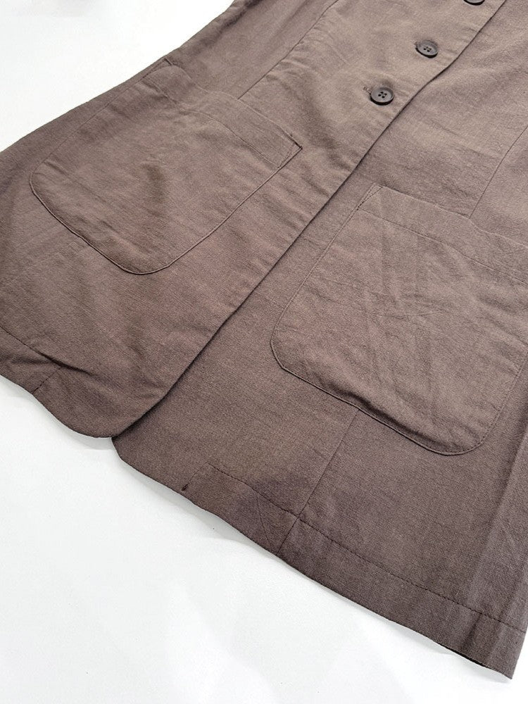 ロングシェイプベストスカートセット