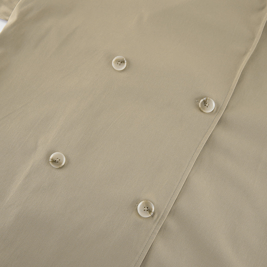 ハーフレングストレンチコート