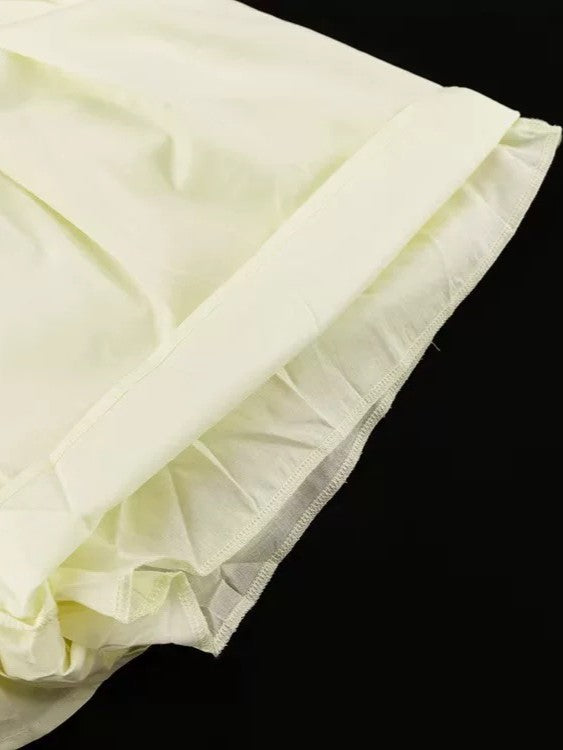 ハーフギャザータンクトップショートパンツセット