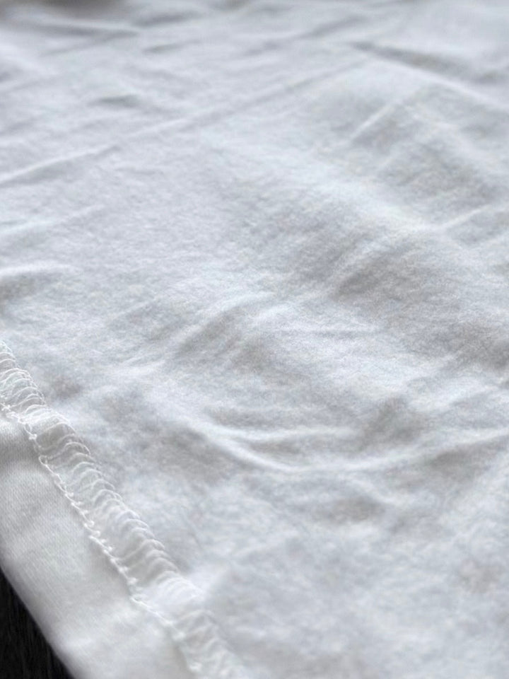 ラップデザイン裏起毛トップス