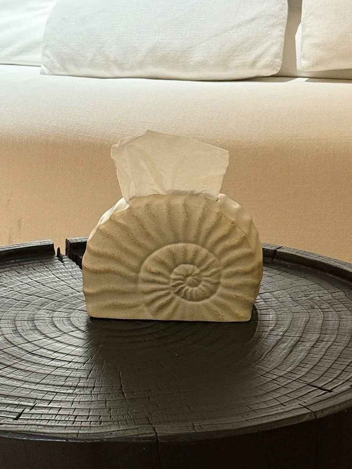 Ammonite オブジェクトティッシュケースホルダー