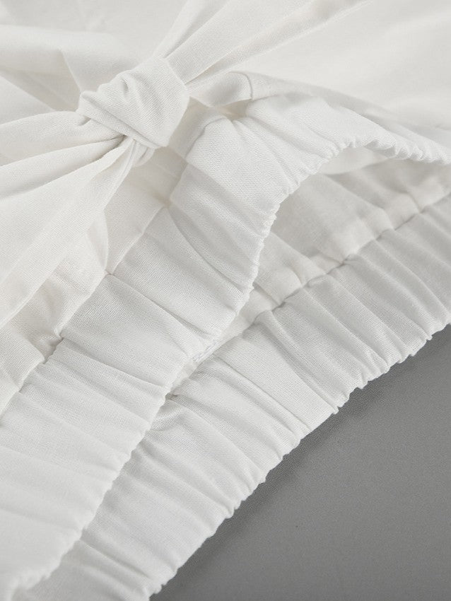 コットンタンクレイヤーリボンショーツセット