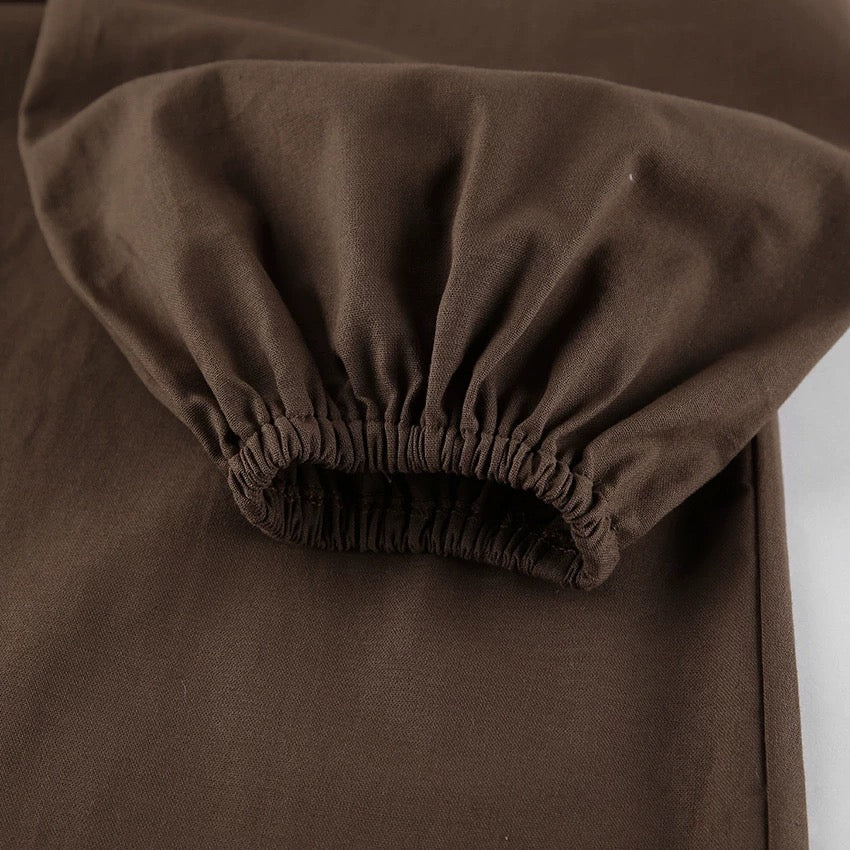 バルーンスリーブオフショルミニワンピース