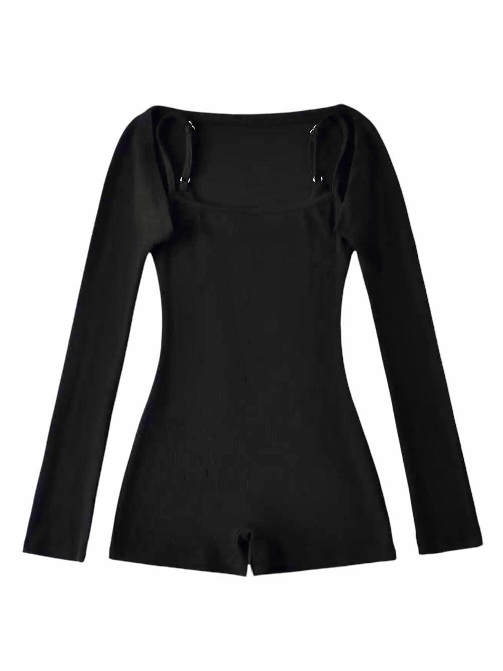 2WAYリブフィットワークアウトロンパース