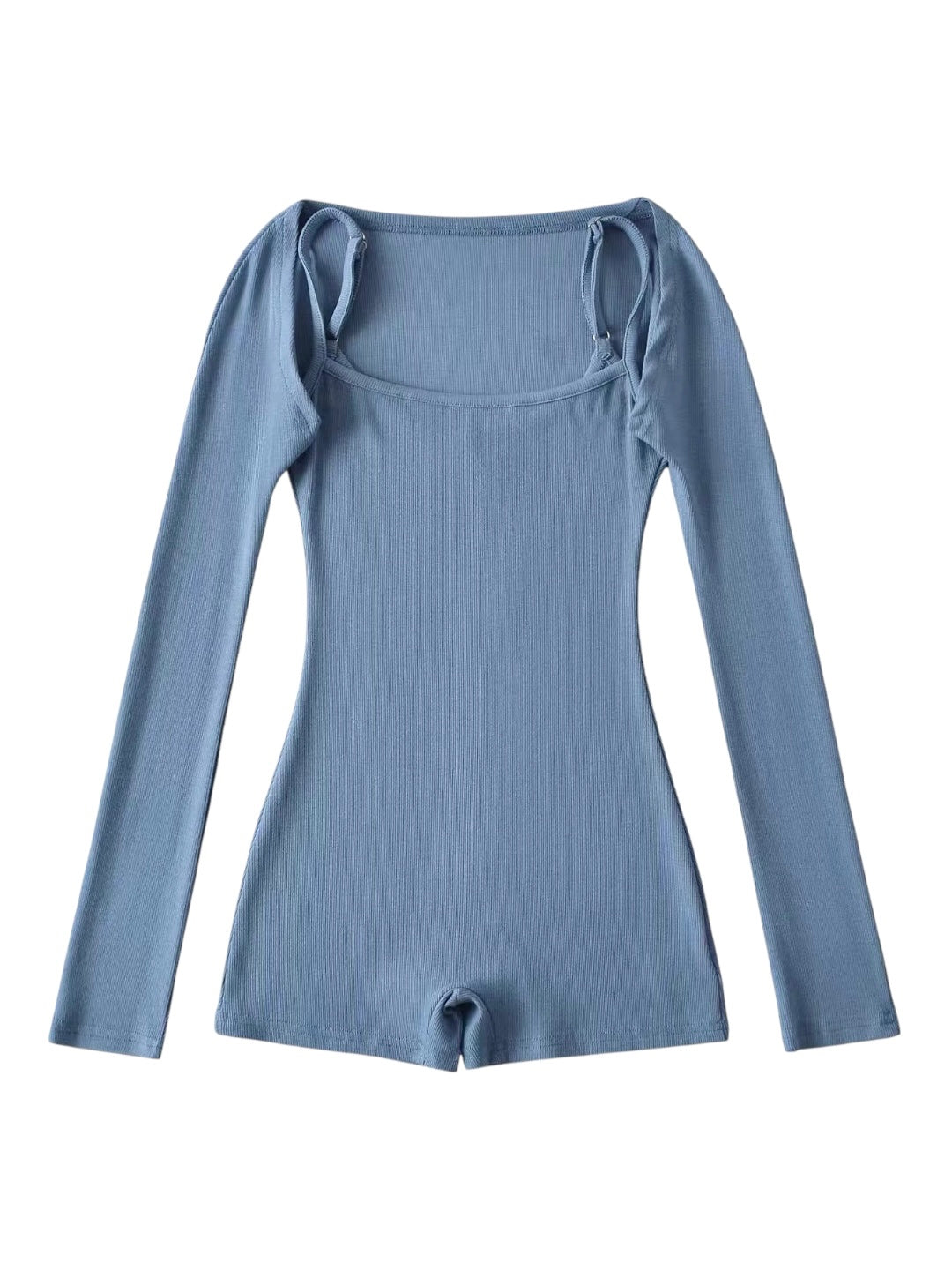 2WAYリブフィットワークアウトロンパース