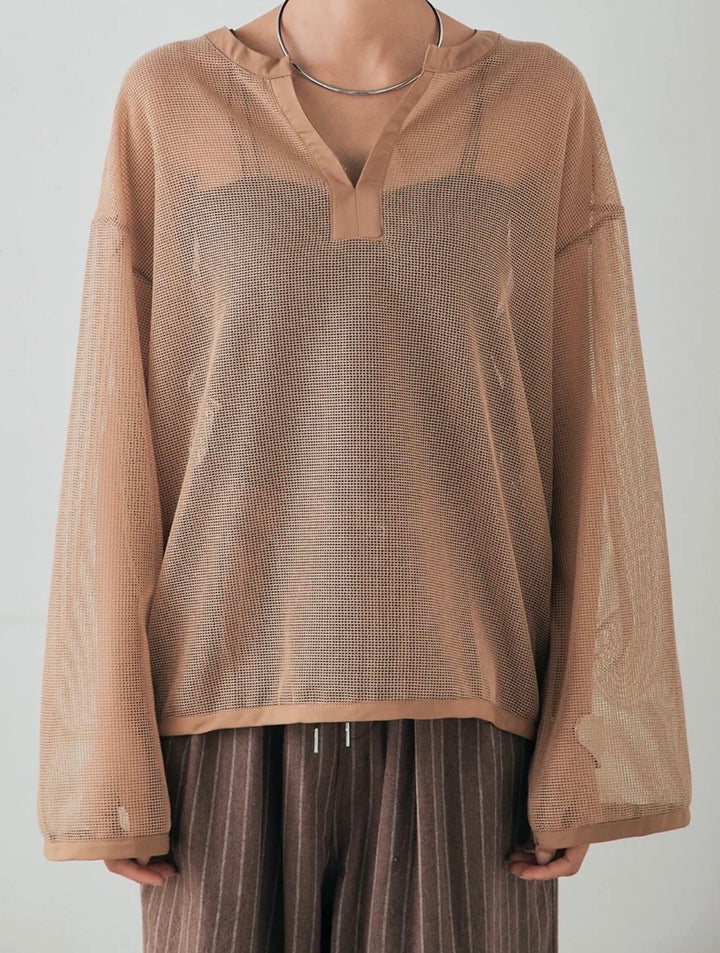 【Select 】メッシュカットソースキッパープルオーバー