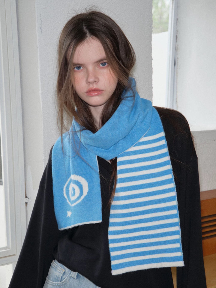 GuruGuruアートニットマフラー