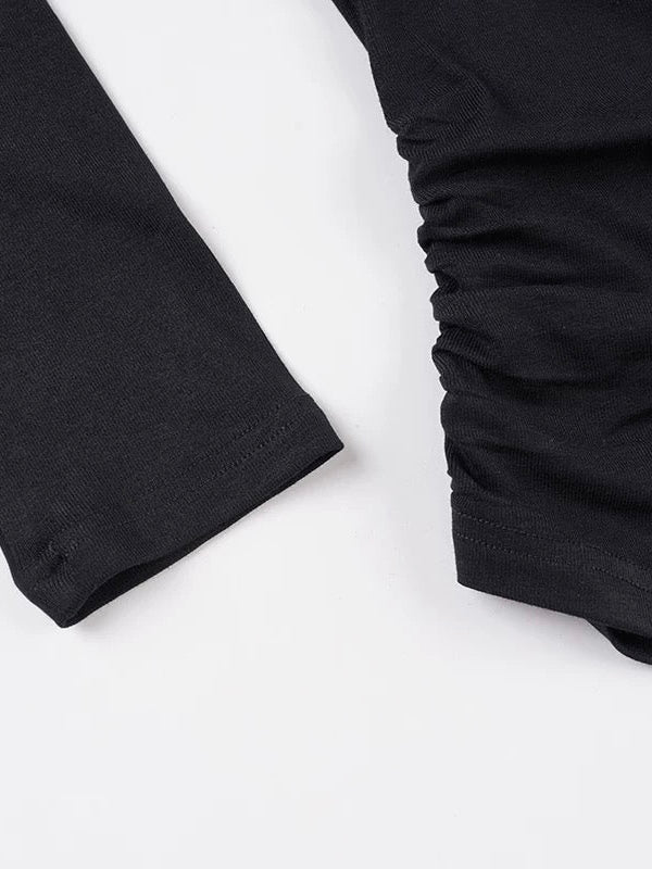 ビーズ付きVネックカットソー