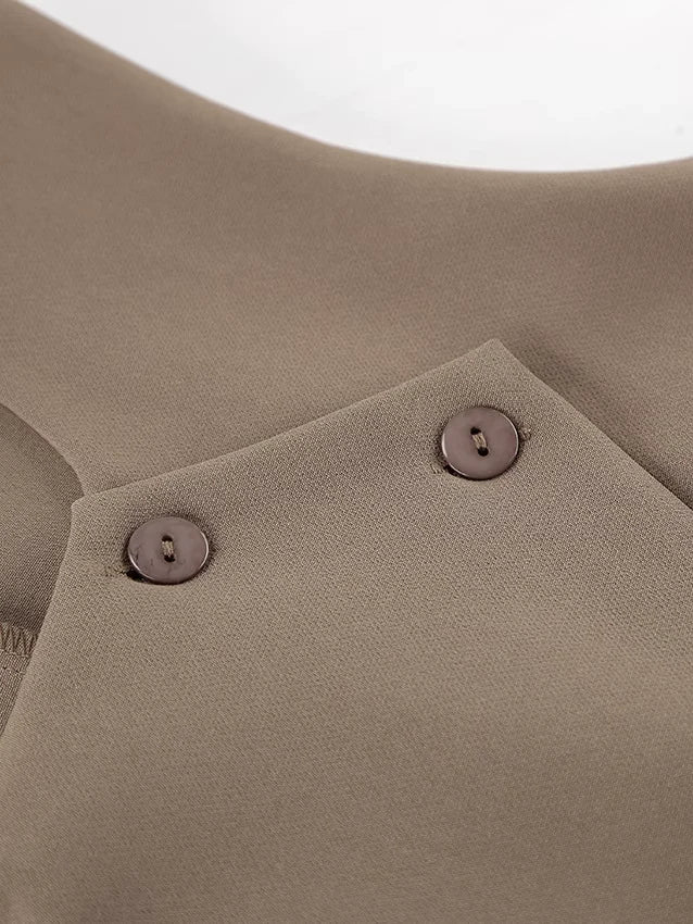 【アウトレット】(即納) クロスベストダブルタックルーズパンツセット