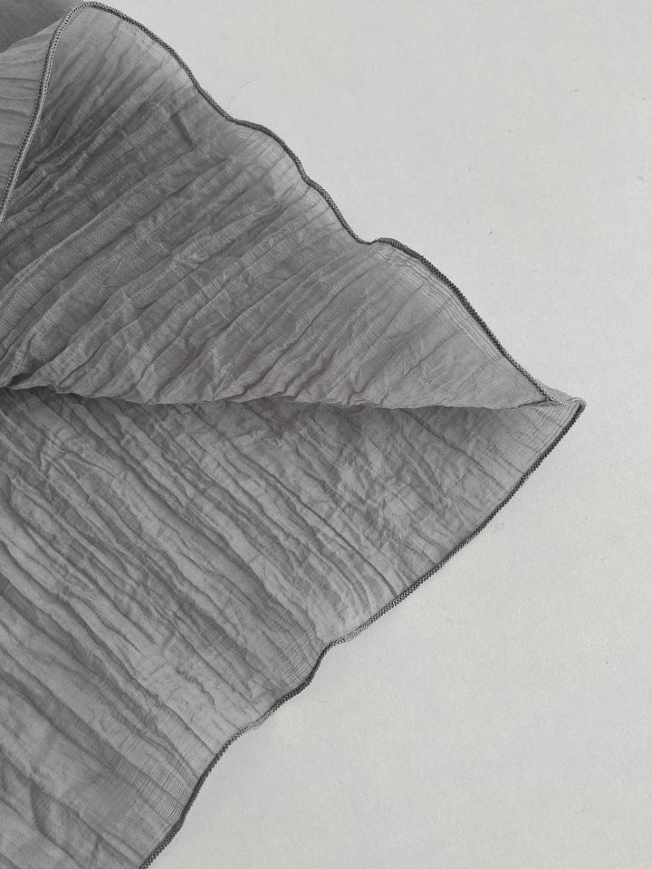 スカーフ付きテクスチャーワンピース