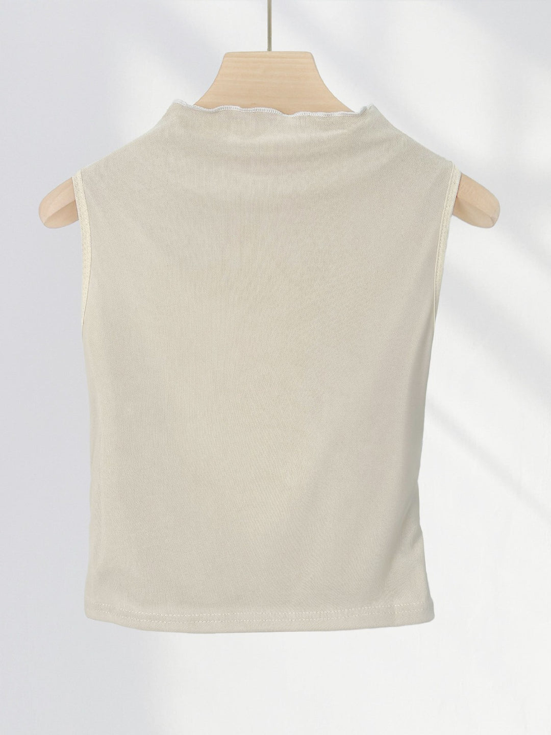 ドレープギャザーリボンチュールタンクトップ