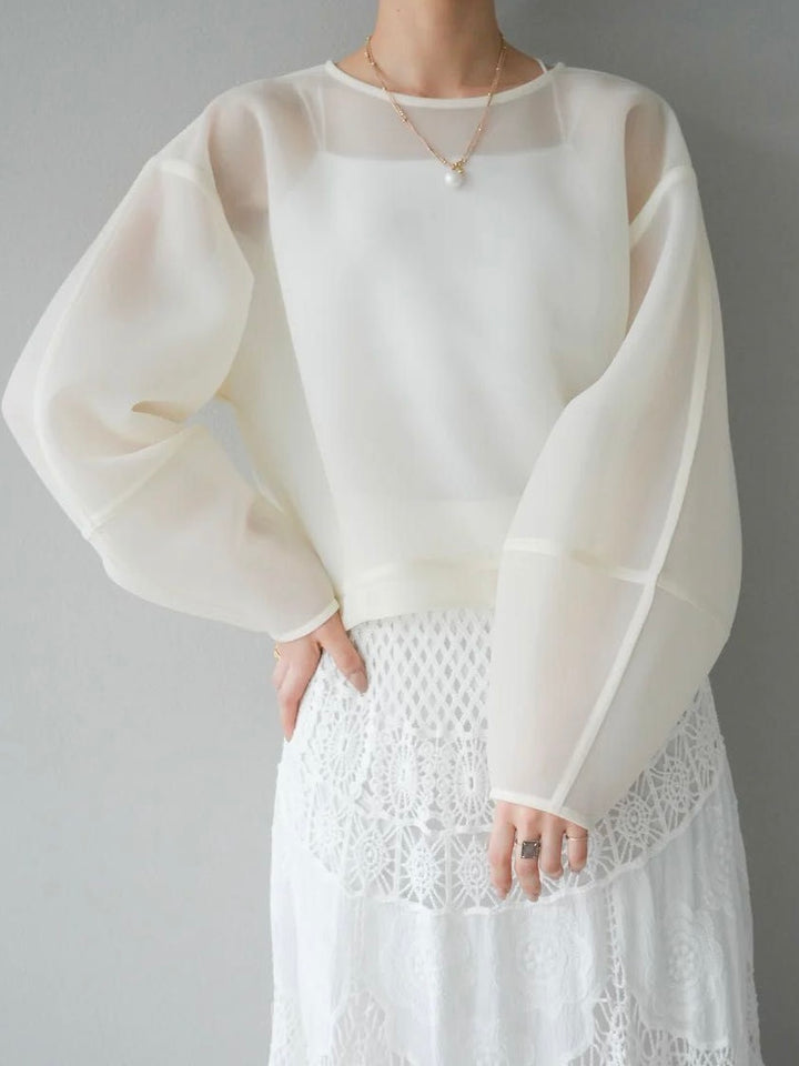 【 Select 】シアーダンボールコクーンプルオーバー