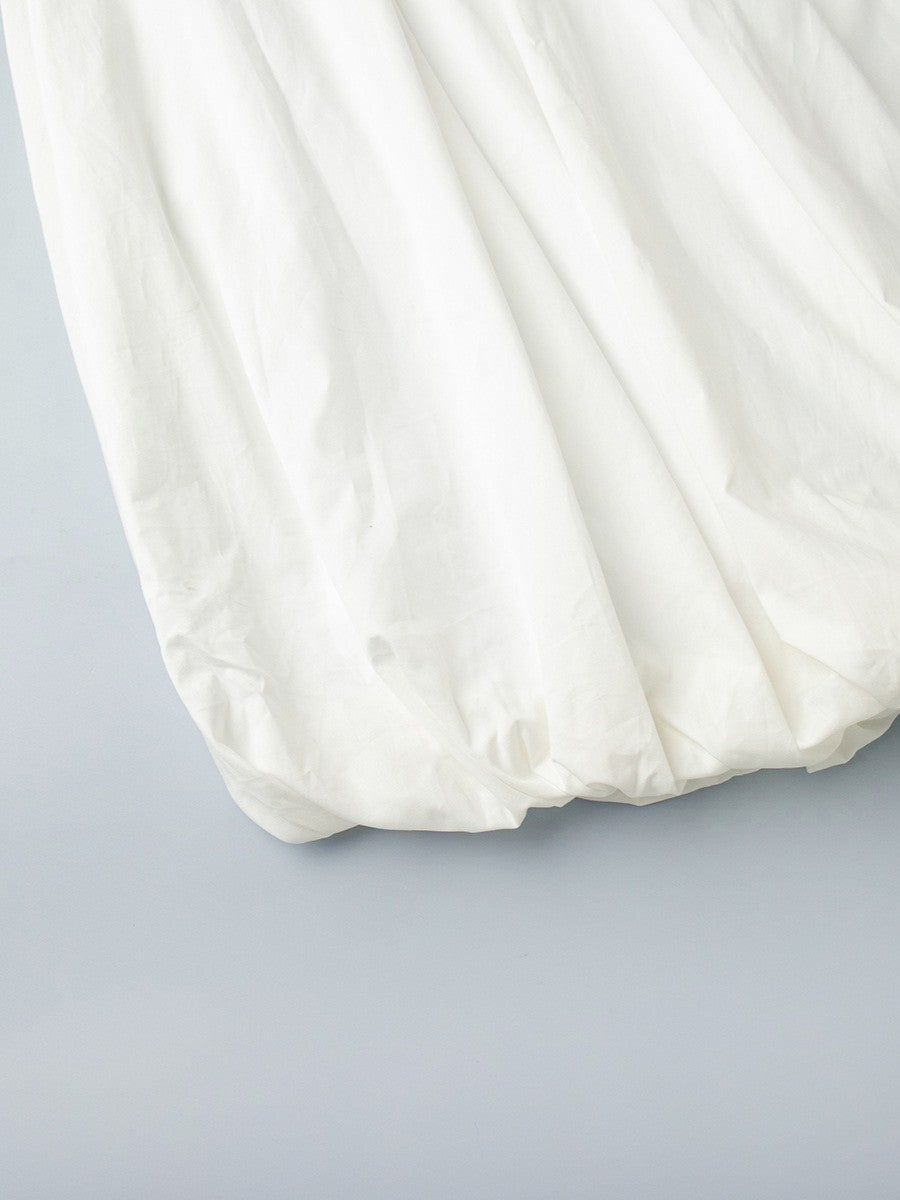 コットンギャザーバルーンワンピース