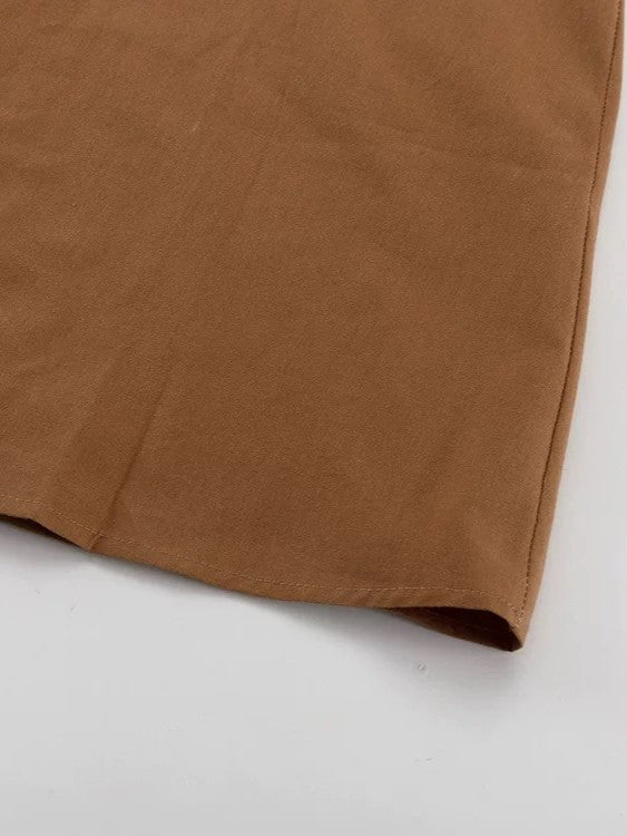 ワイドスリーブクロップドトップスカート