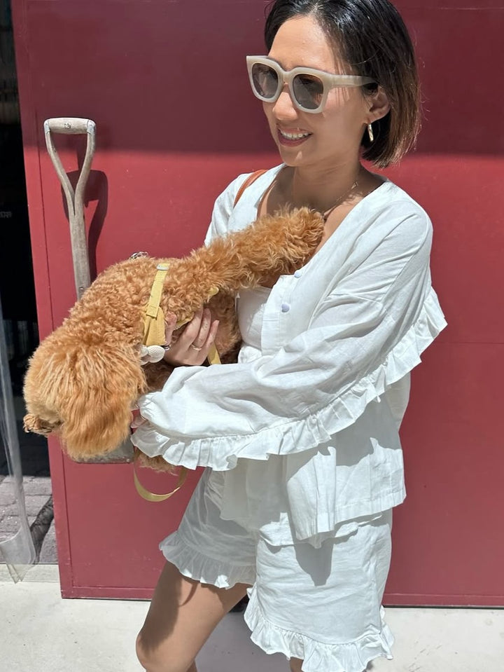 フリル付きブラウスショーツセット